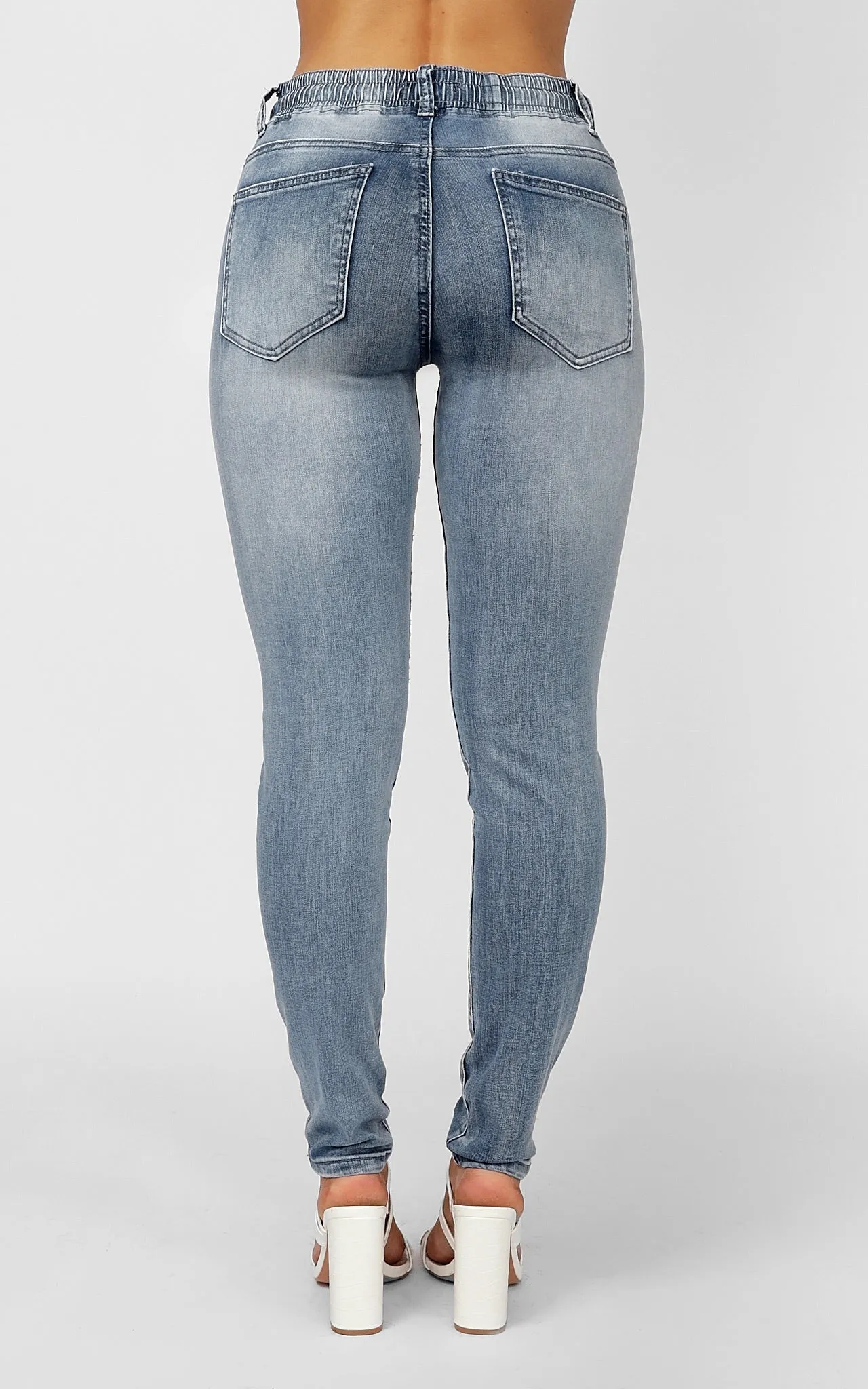 Zoey Joggers - Vintage Blue